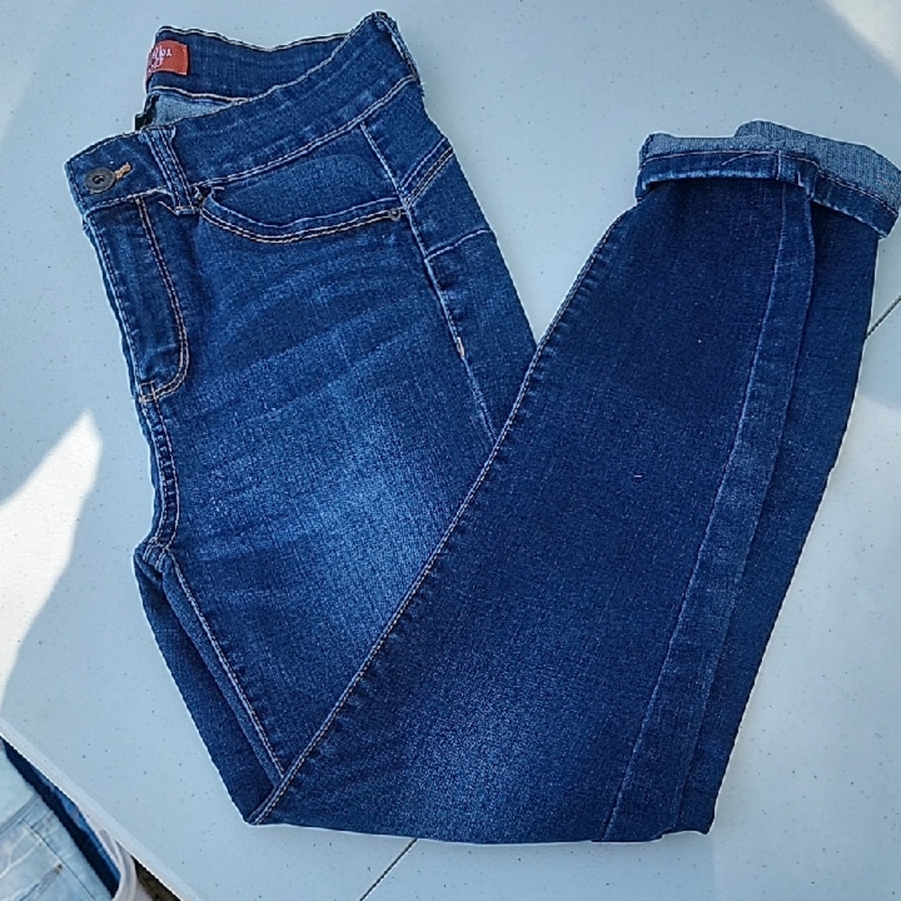Wax Jean Dark Blue Skinny Jeans